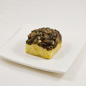 FONDANT DE POMMES DE TERRE, CHAMPIGNONS, COEUR FOIE GRAS